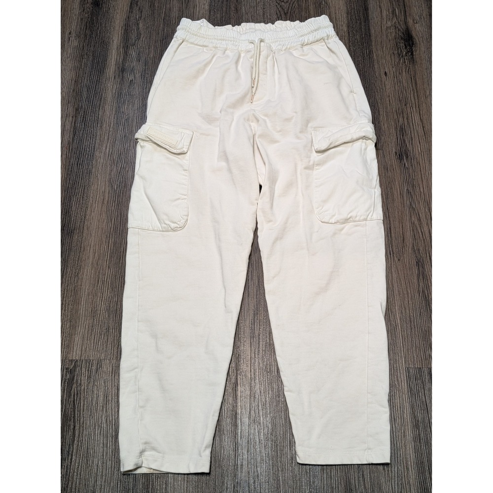 Scotch & Soda Cream Cargo Track Joggers